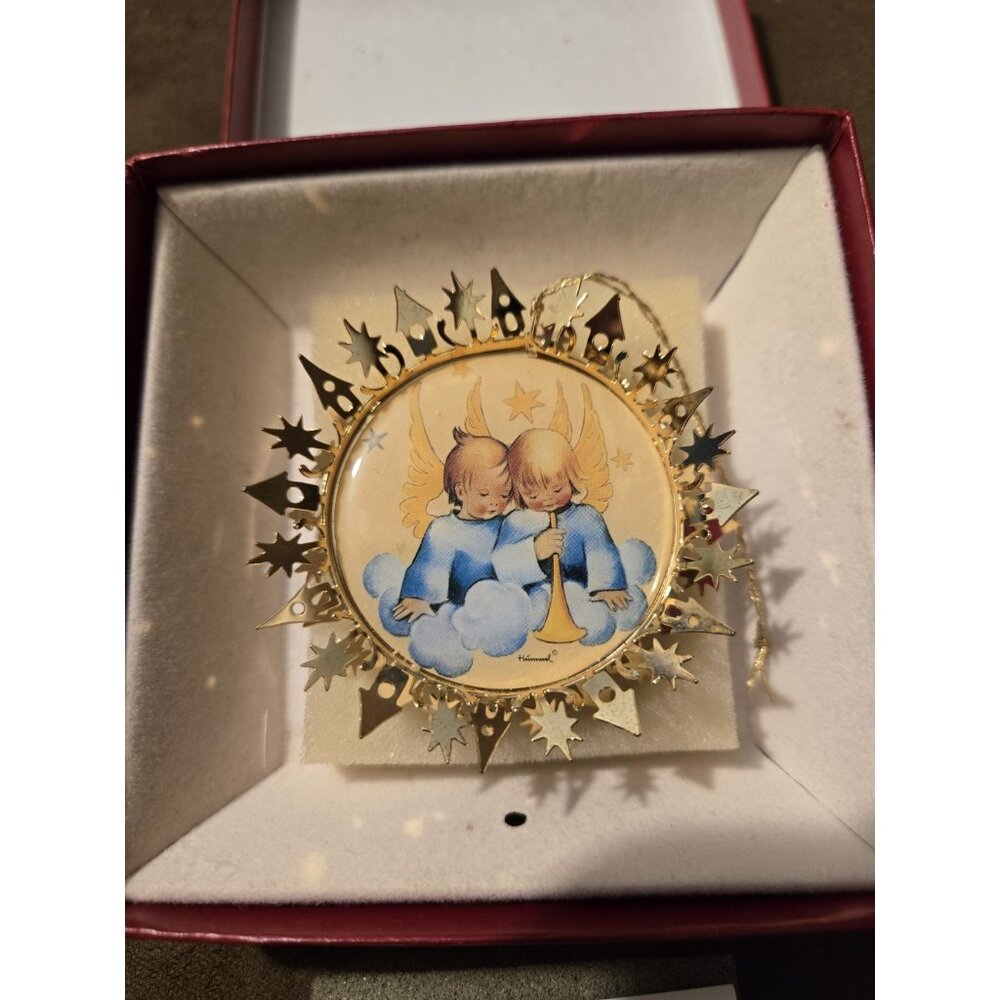 The Hummel Gold Christmas Ornament Collection 24K Papers Praise To God